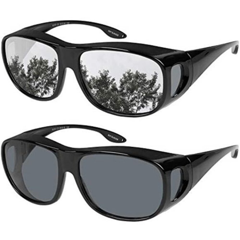 Fit Over Sunglasses Polarized UV Protection Wrap Around Over Glasses